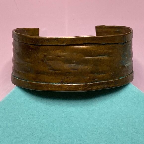 💛 Vintage Copper Cuff Bracelet - Picture 1 of 4